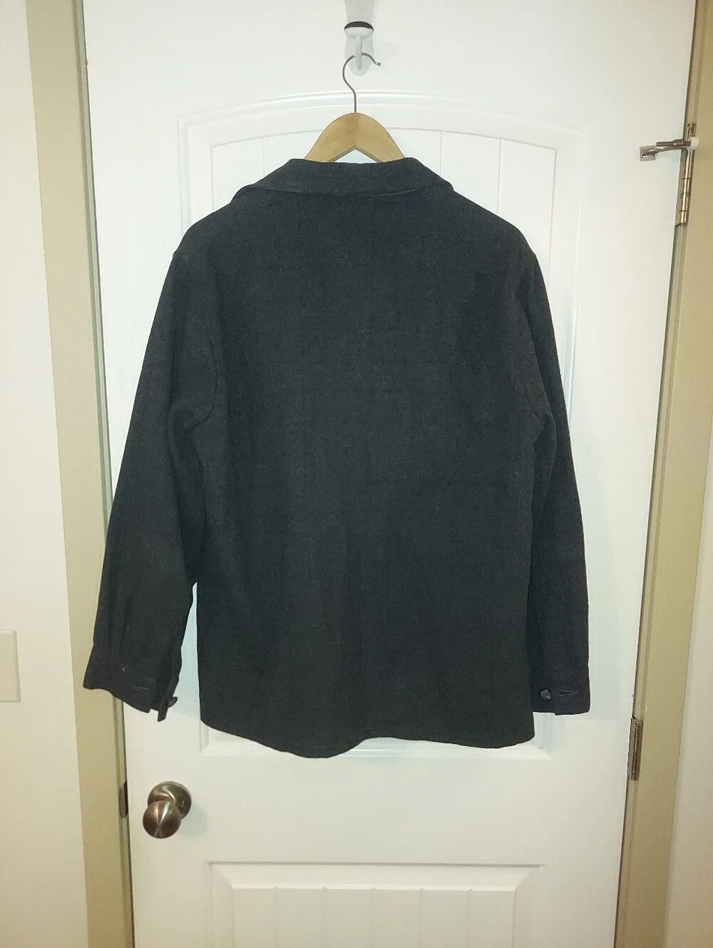 Vintage Skyline Seattle Wool Chore Coat